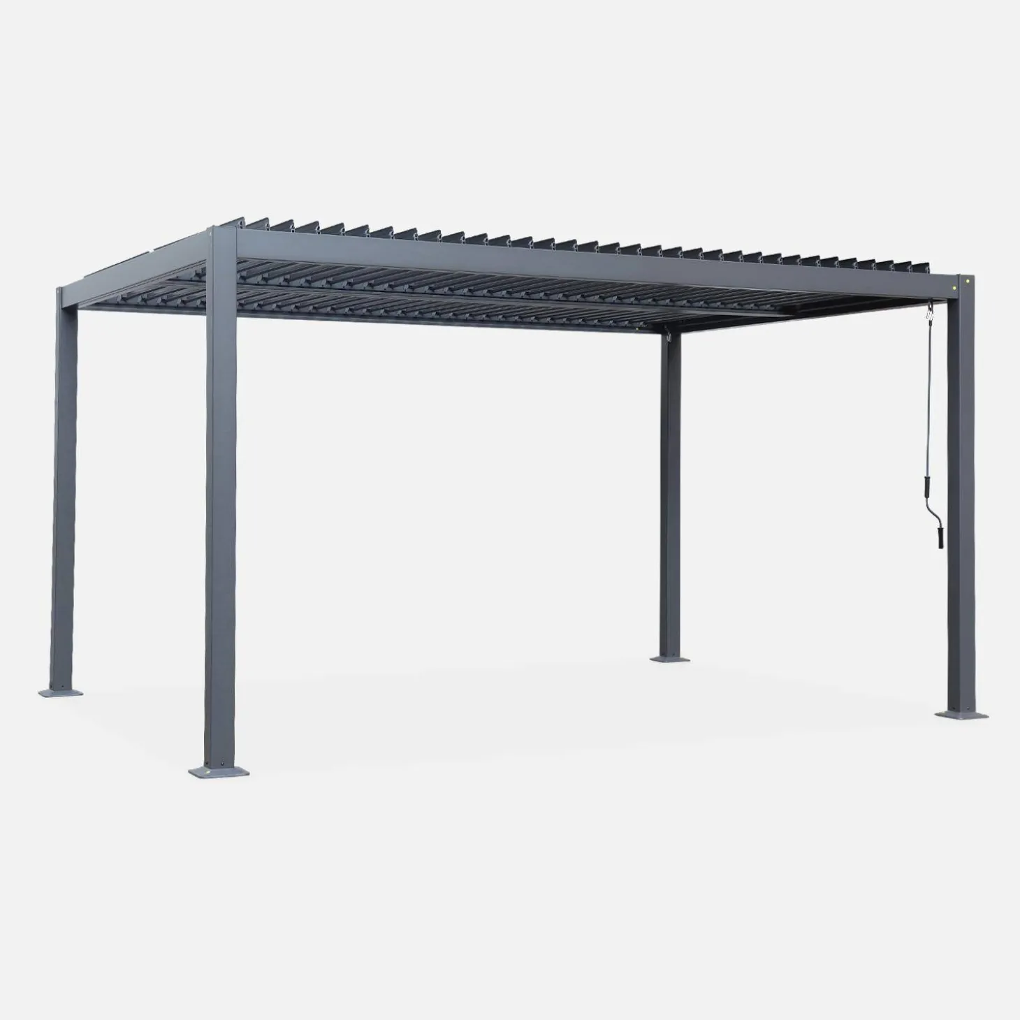 Pergola met lamellendak 4x3m verstelbare lamellen