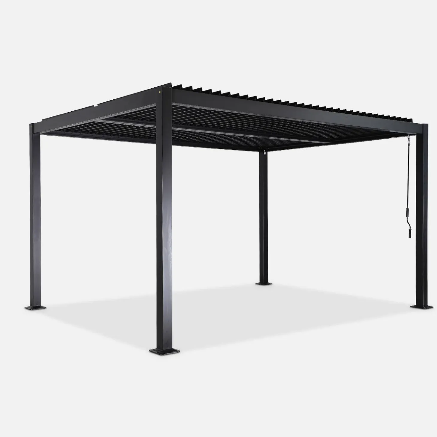 Pergola met lamellendak 4x3m verstelbare lamellen