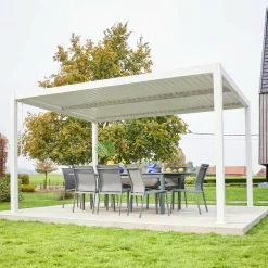 Pergola met lamellendak 4x3m verstelbare lamellen