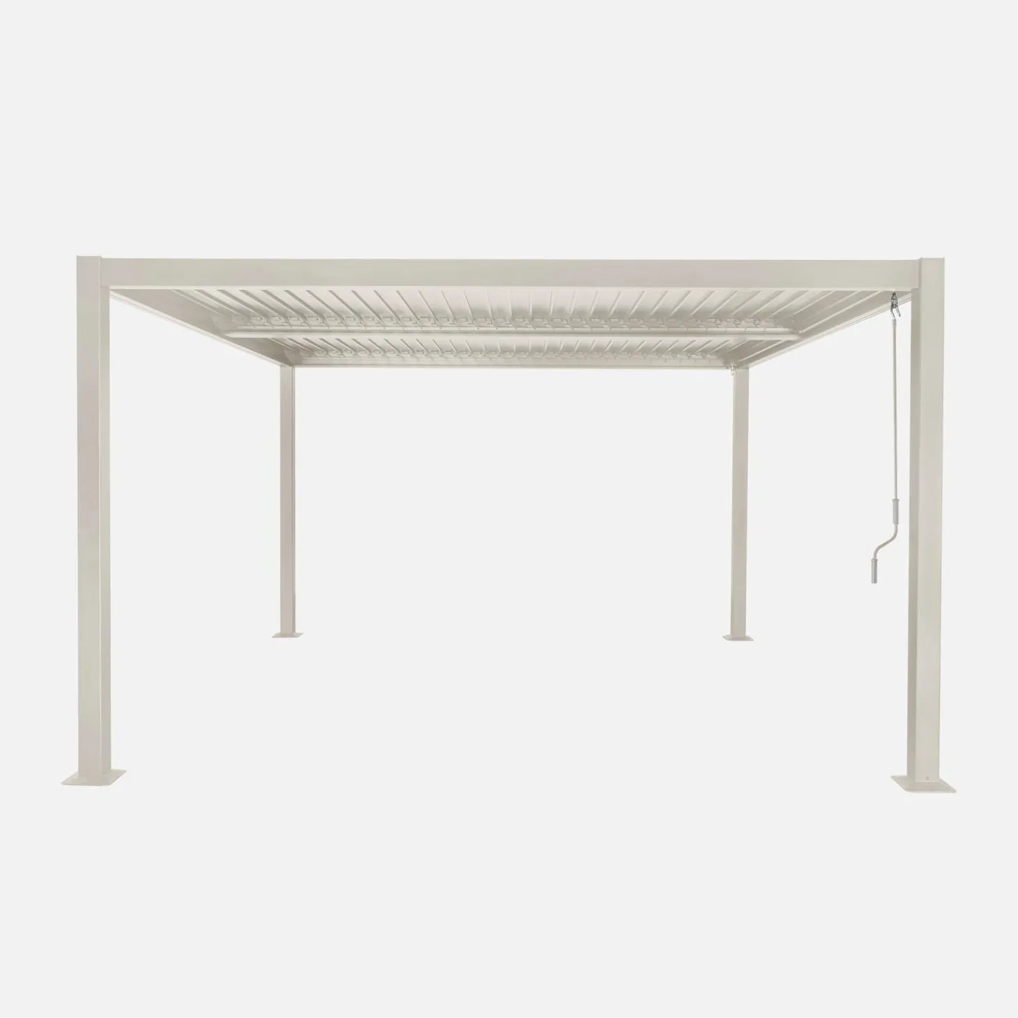 Pergola met lamellendak 3,6x3,6m verstelbare lamellen