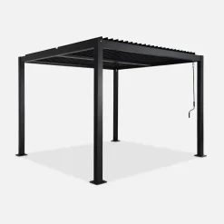 Pergola met lamellendak 3x3m verstelbare lamellen