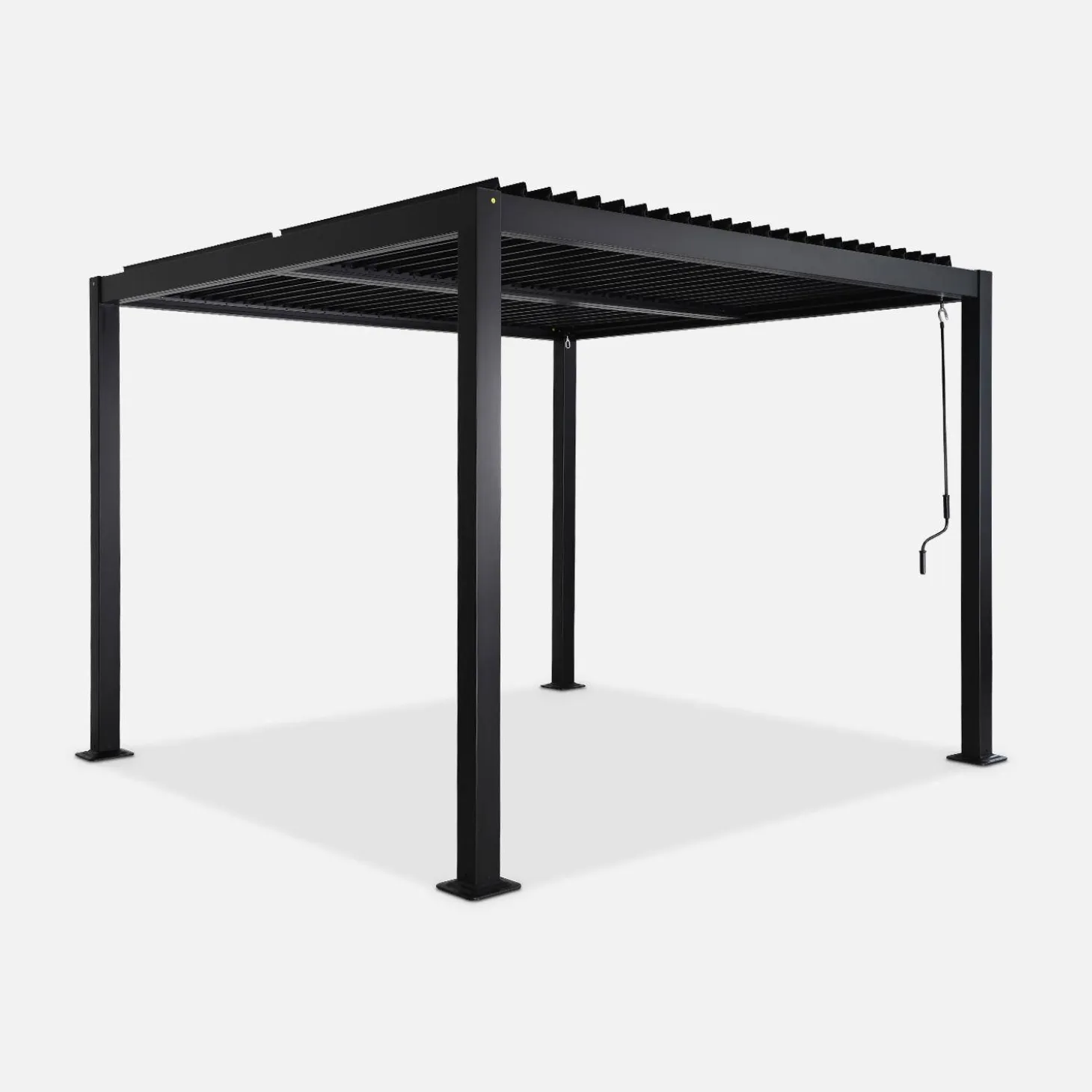 Pergola met lamellendak 3x3m verstelbare lamellen