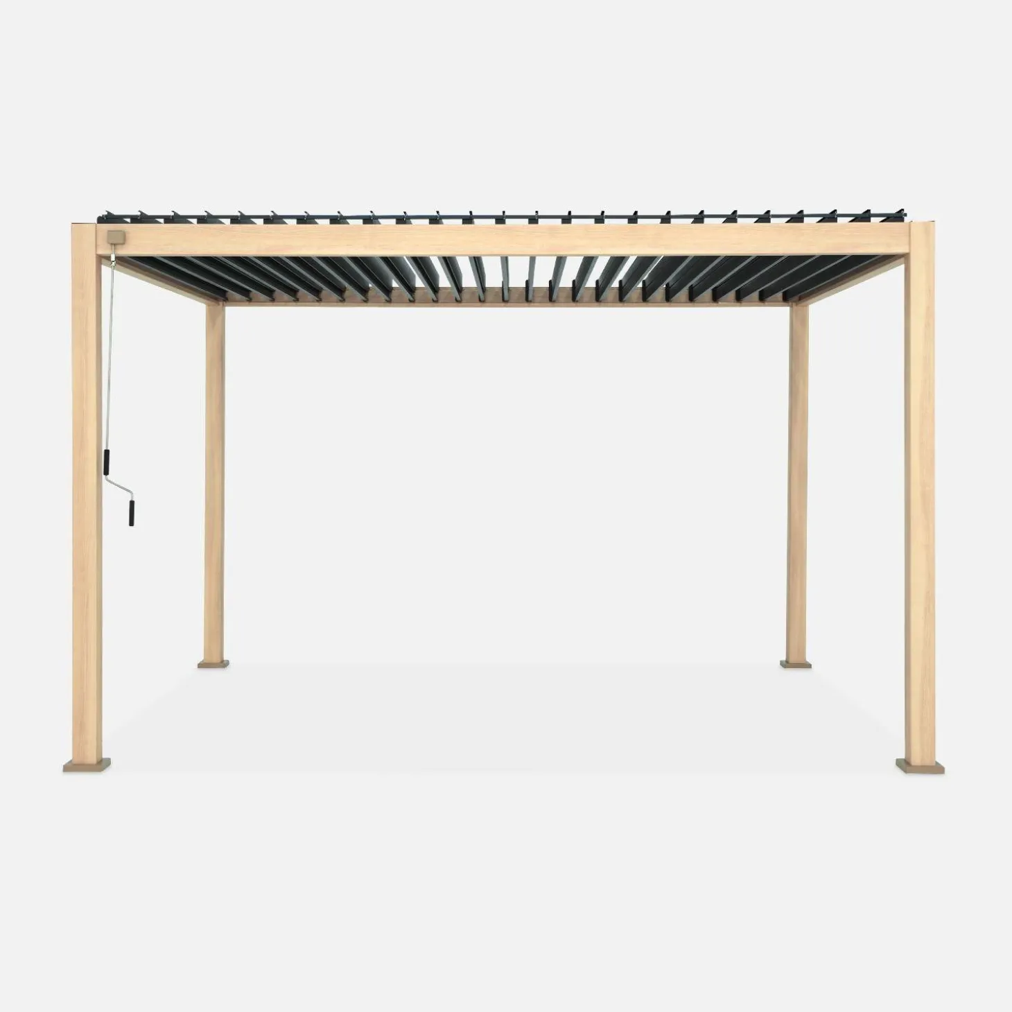 Pergola met lamellendak 4x3m verstelbare lamellen