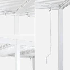 Pergola met lamellendak 6x3m verstelbare lamellen