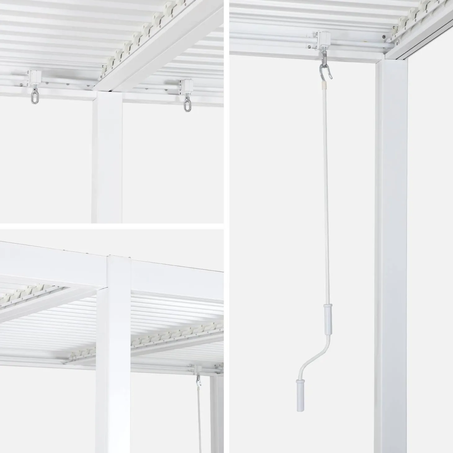 Pergola met lamellendak 6x3m verstelbare lamellen