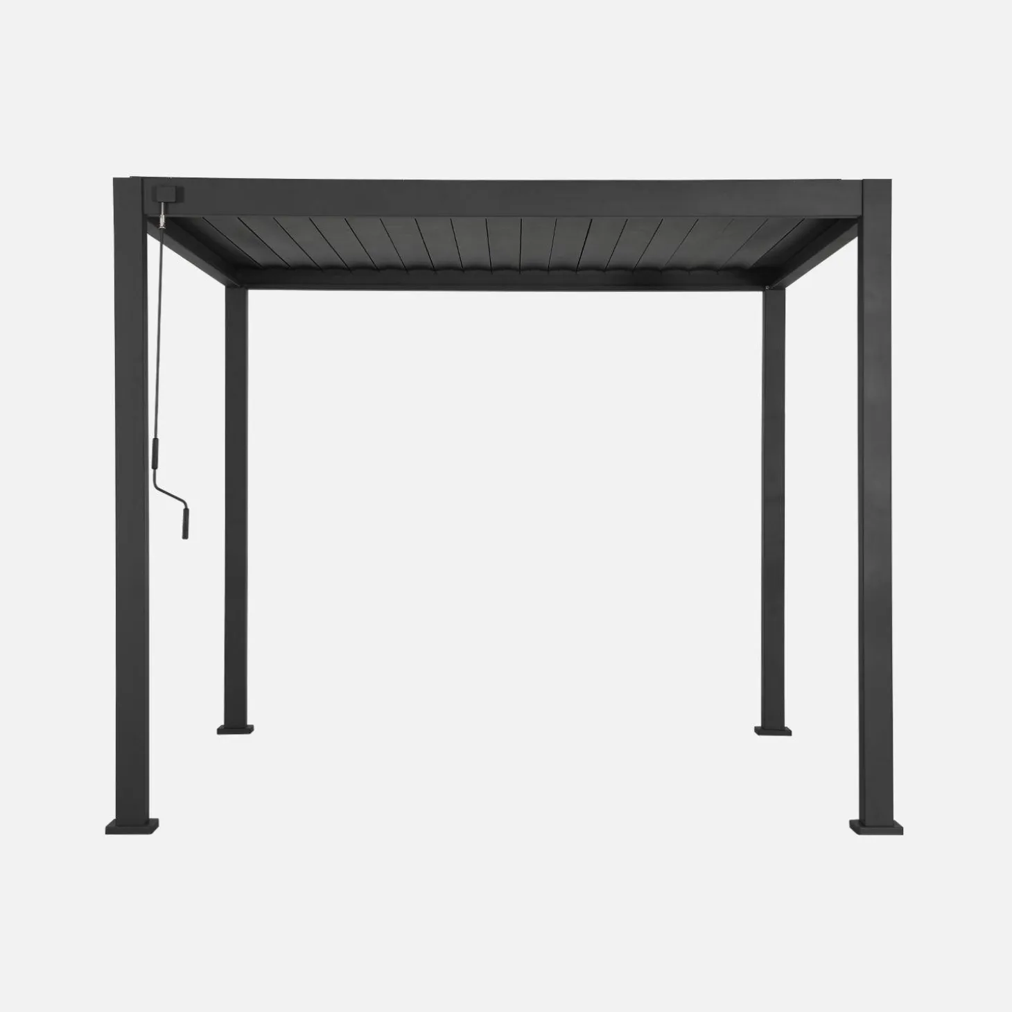 Pergola met lamellendak 3x3m V2 verstelbare lamellen