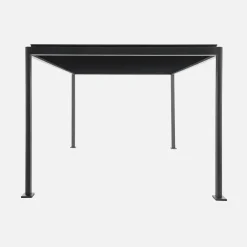 Pergola met verstelbaar lamellendak aluminium en staal 4x3m
