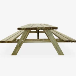 Picknicktafel met 2 zitkanten voor 6 personen