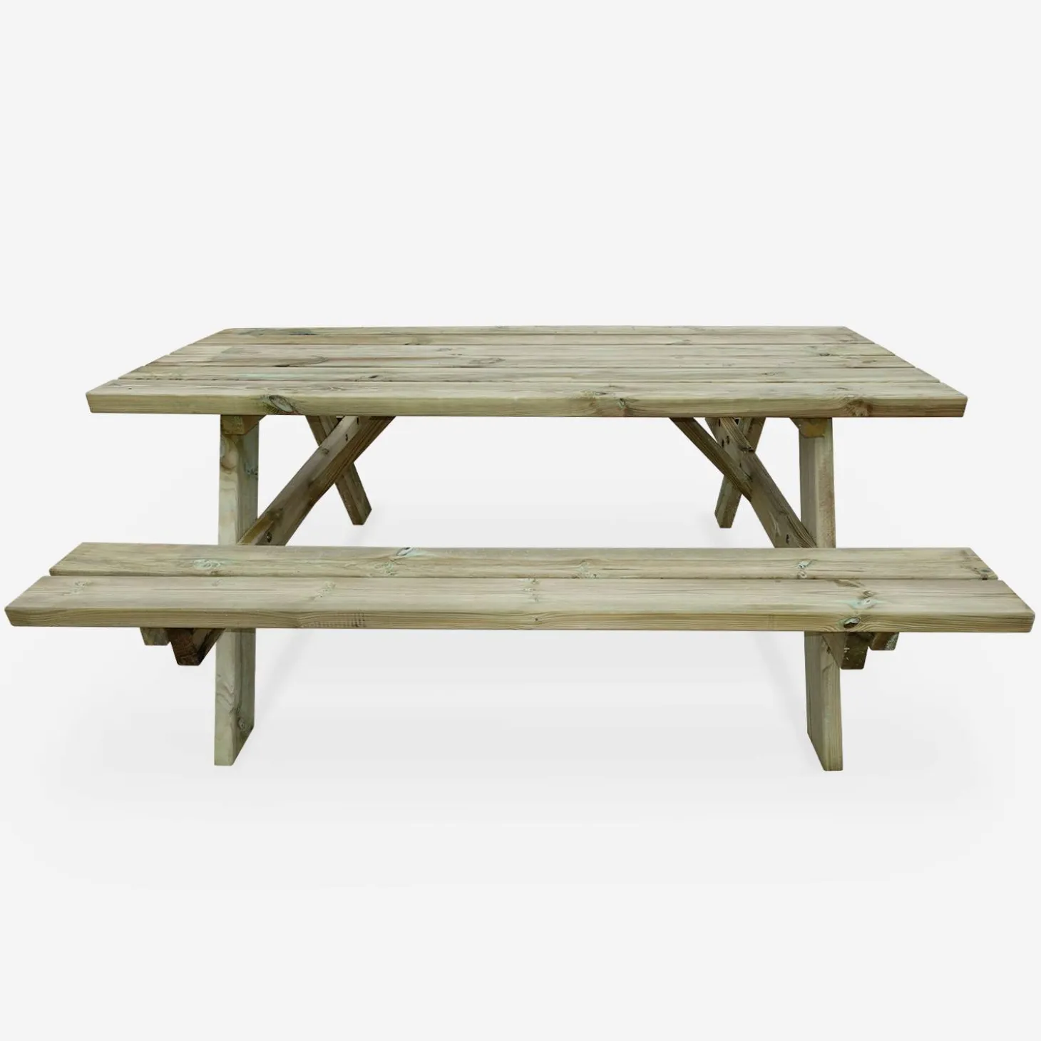 Picknicktafel met 2 zitkanten voor 6 personen