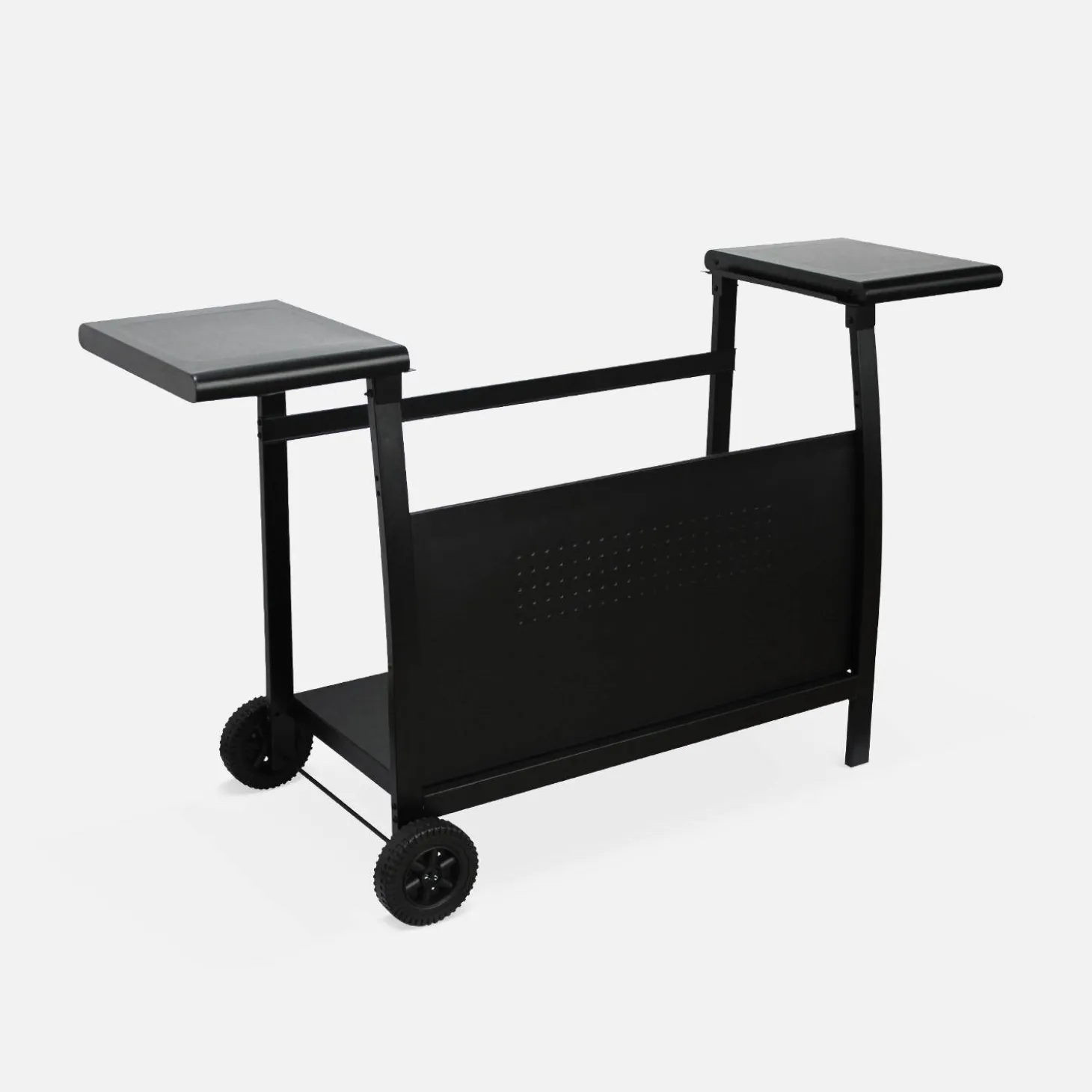 Plancha gas 4 branders roestvrij staal 10kW met trolley