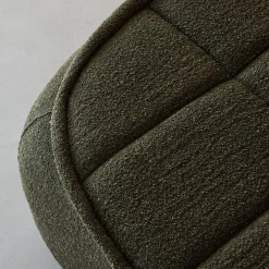 Poef, voetenbank voor Boni fauteuil bouclé stof 1 zitplaats