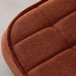 Poef, voetenbank voor Boni fauteuil bouclé stof 1 zitplaats