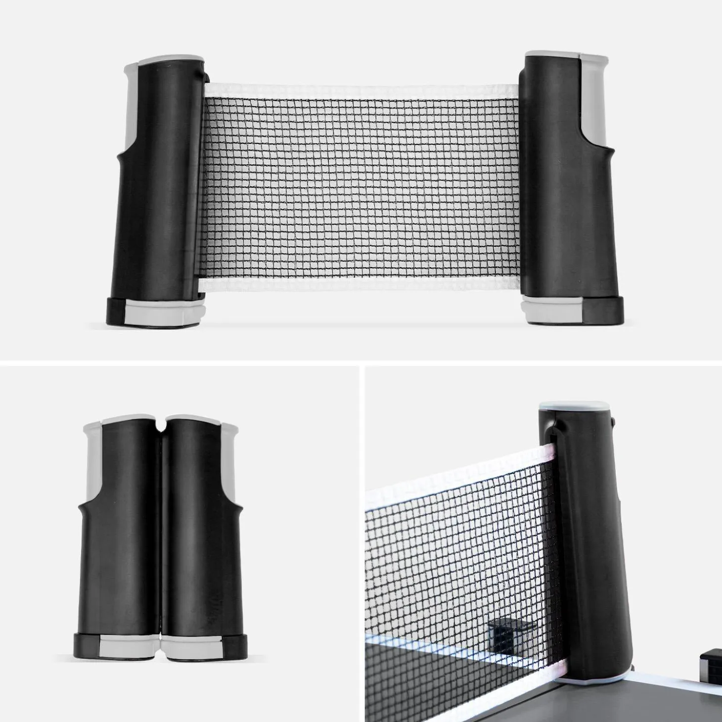Premium indoor tafeltennistafel met 2 batjes en 3 ballen