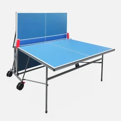 Premium indoor tafeltennistafel met 2 batjes en 3 ballen