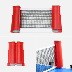 Premium indoor tafeltennistafel met 2 batjes en 3 ballen