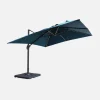 Rechthoekige LED parasol 3x3m met hoes