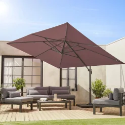 Rechthoekige parasol 3x4m