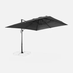 Rechthoekige parasol 3x4m