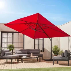 Rechthoekige parasol 3x4m