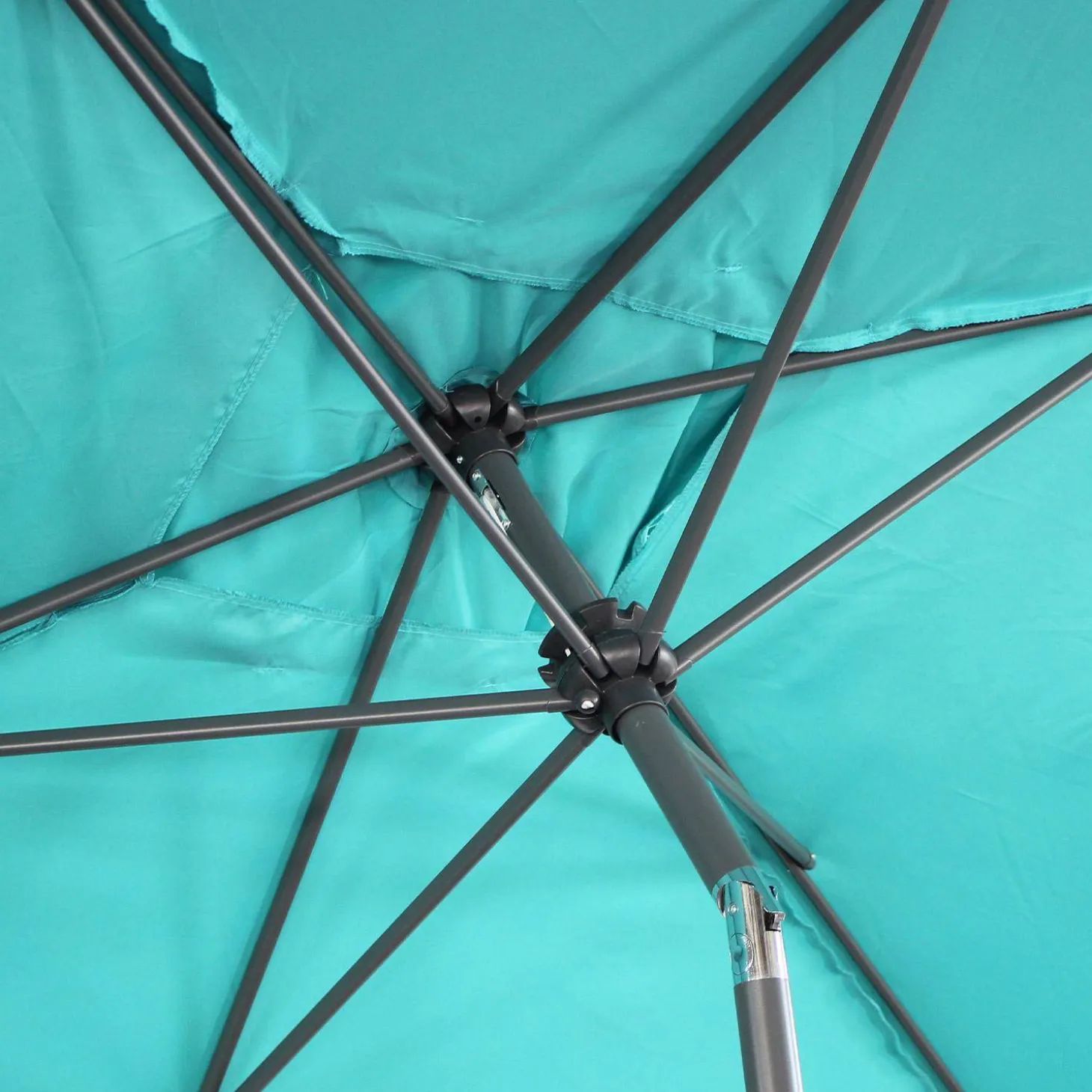Rechthoekige parasol 2x3m met centrale mast