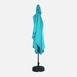 Rechthoekige parasol 2x3m met centrale mast
