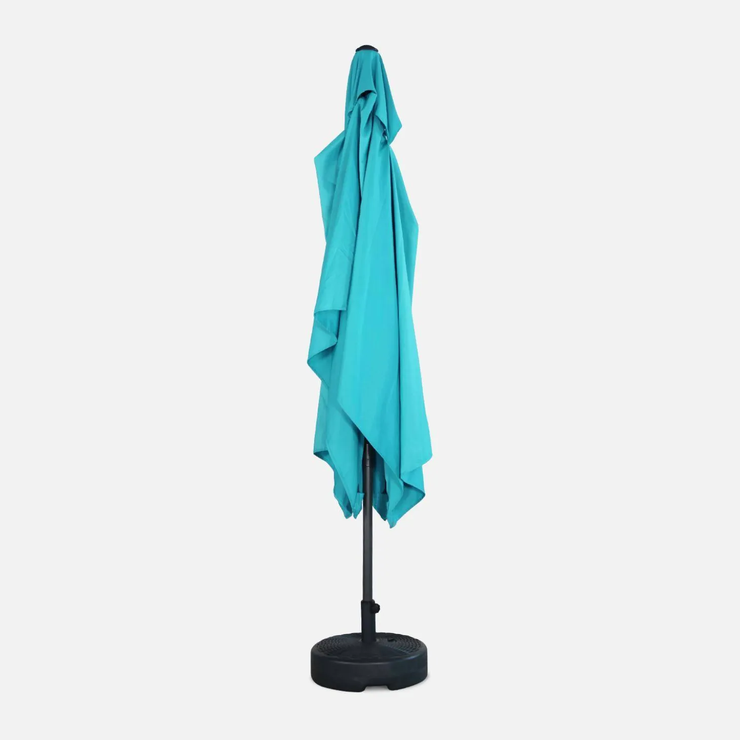 Rechthoekige parasol 2x3m met centrale mast