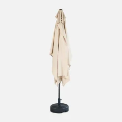 Rechthoekige parasol 2x3m met centrale mast