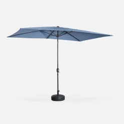 Rechthoekige parasol 2x3m met centrale mast