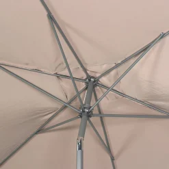 Rechthoekige parasol 2x3m met centrale mast