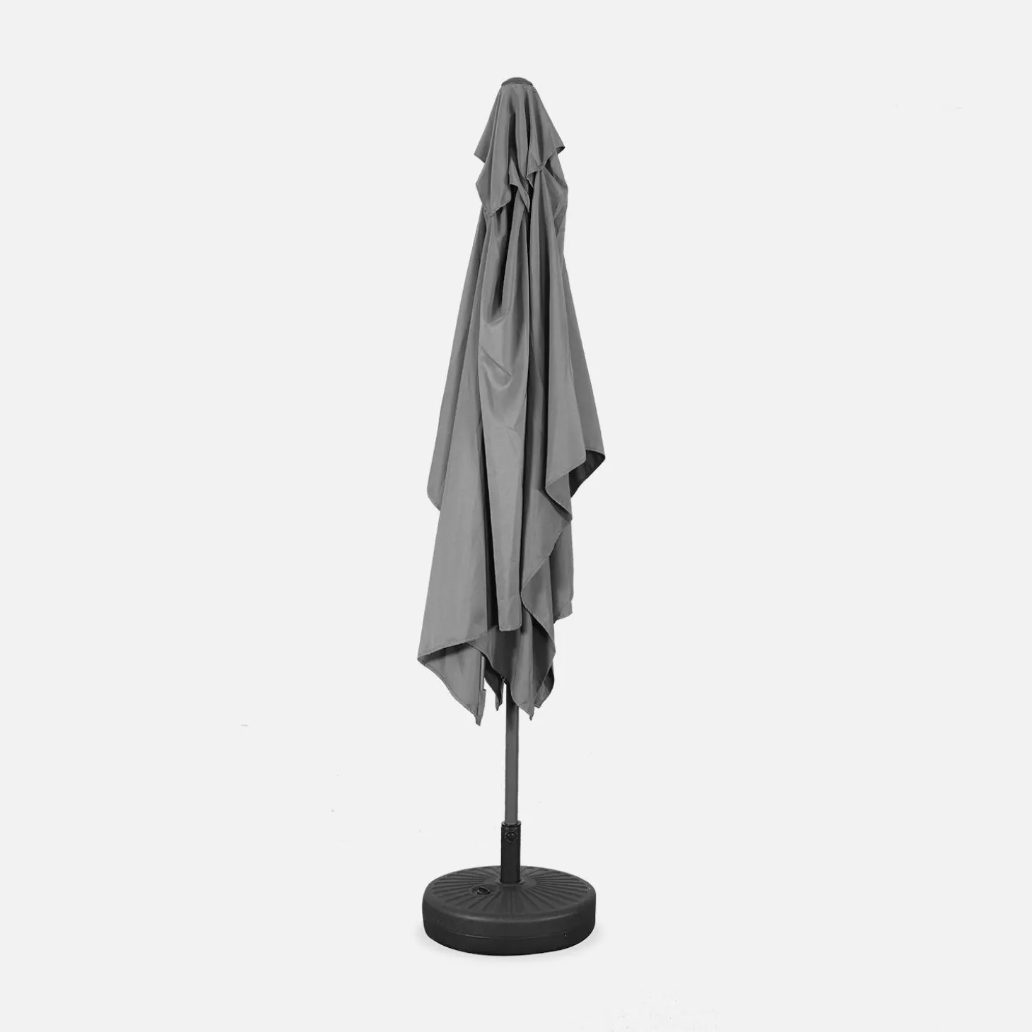 Rechthoekige parasol 2x3m met centrale mast