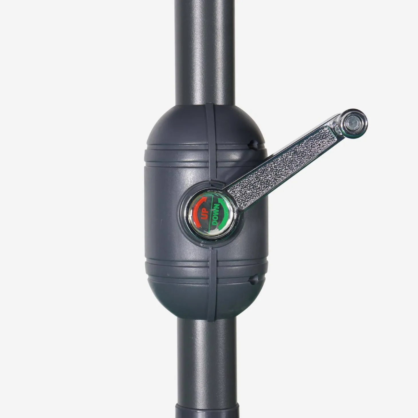 Rechthoekige parasol 2x3m met centrale mast