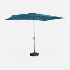 Rechthoekige parasol 2x3m met centrale mast