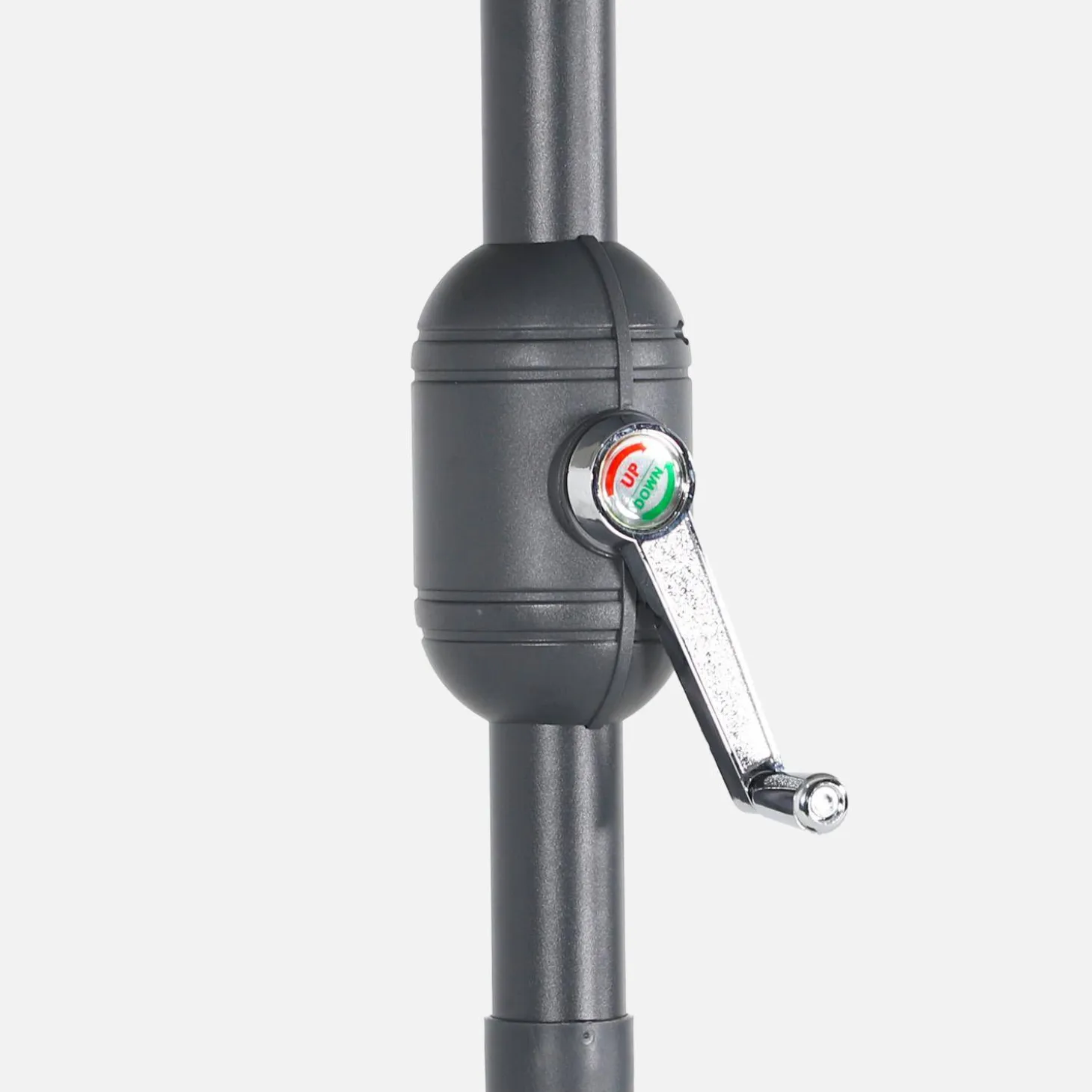 Rechthoekige parasol 2x3m met centrale mast