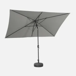 Rechthoekige parasol 2x3m met centrale mast