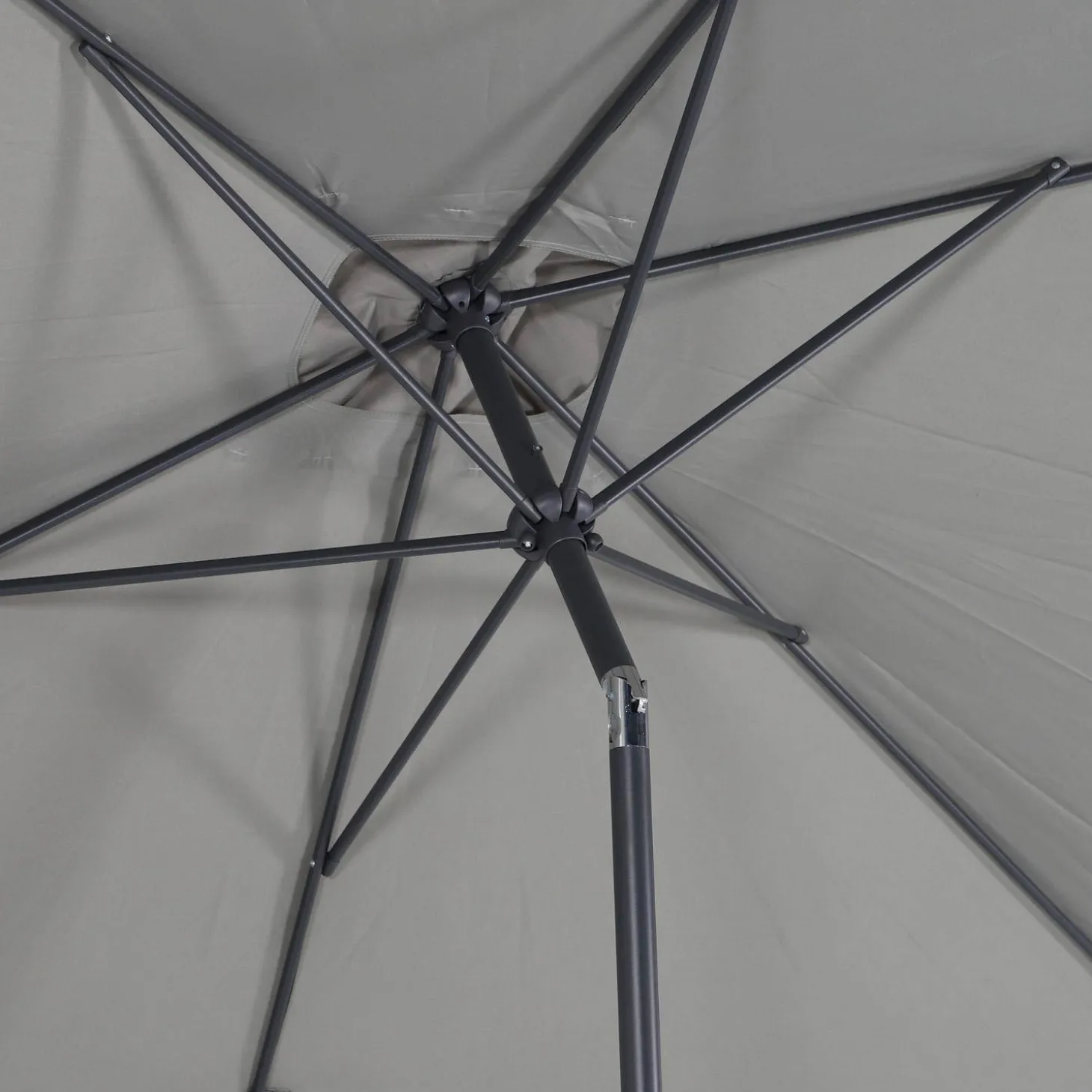 Rechthoekige parasol 2x3m met centrale mast
