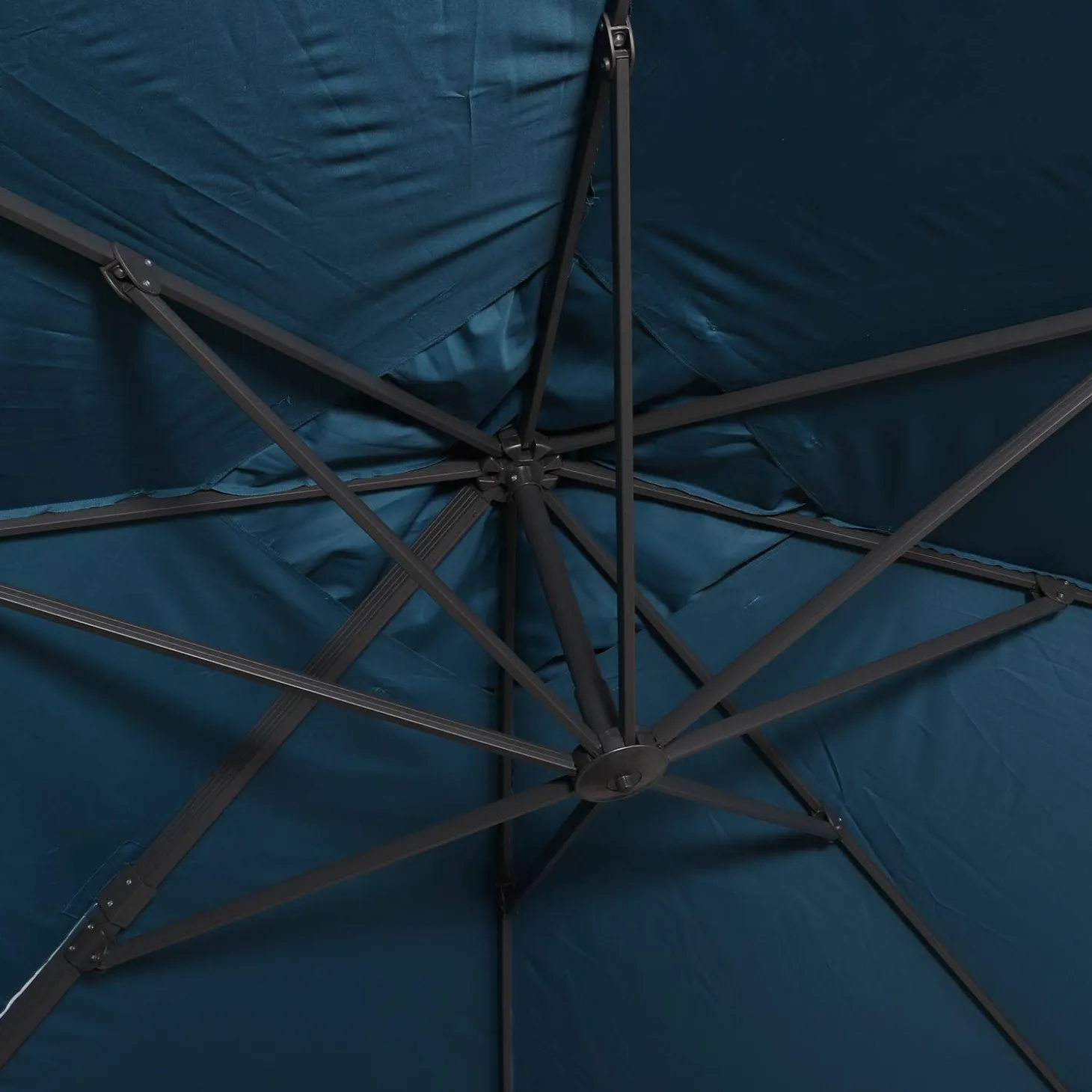 Rechthoekige parasol 3x4m + verzwaarde tegels 50x50cm