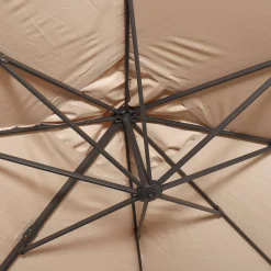 Rechthoekige parasol 3x4m + verzwaarde tegels 50x50cm