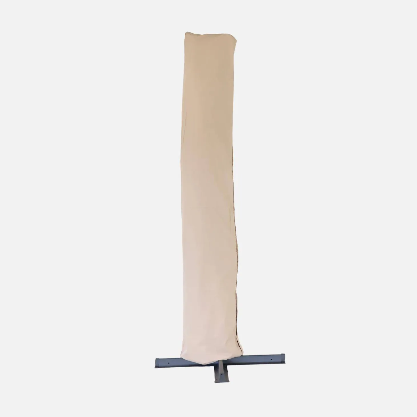 Rechthoekige parasol 3x4m + verzwaarde tegels 50x50cm
