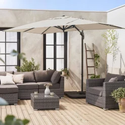 Rechthoekige zweefparasol 2x3m