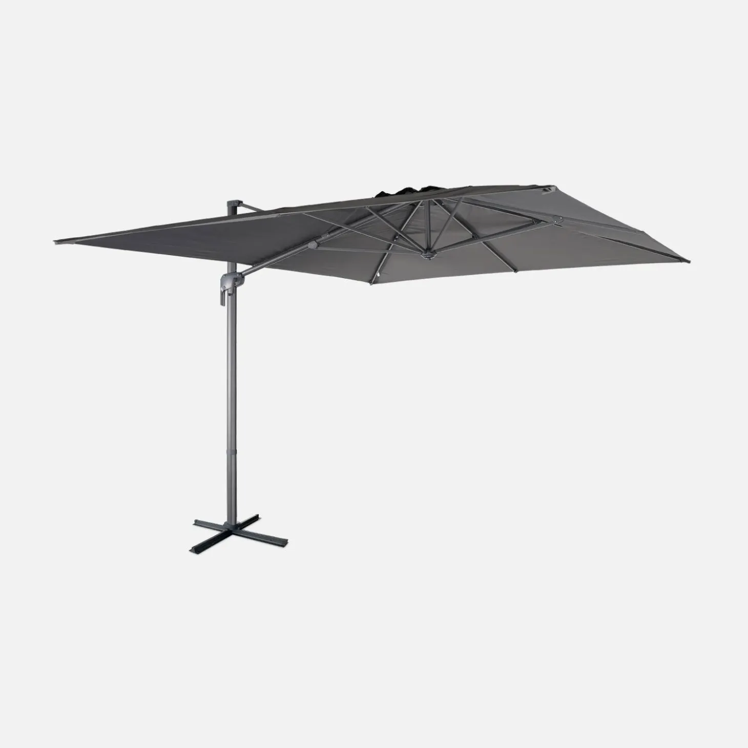 Rechthoekige zweefparasol 3x4m