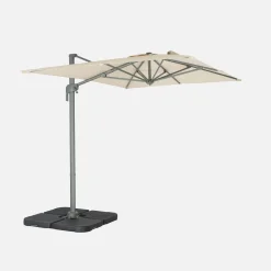Rechthoekige zweefparasol 2x3m