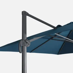 Rechthoekige zweefparasol 4x3m + ballasttegels 50x50cm