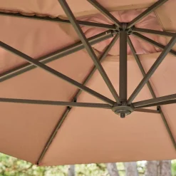 Rechthoekige zweefparasol 3x4m