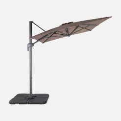 Rechthoekige zweefparasol 2x3m