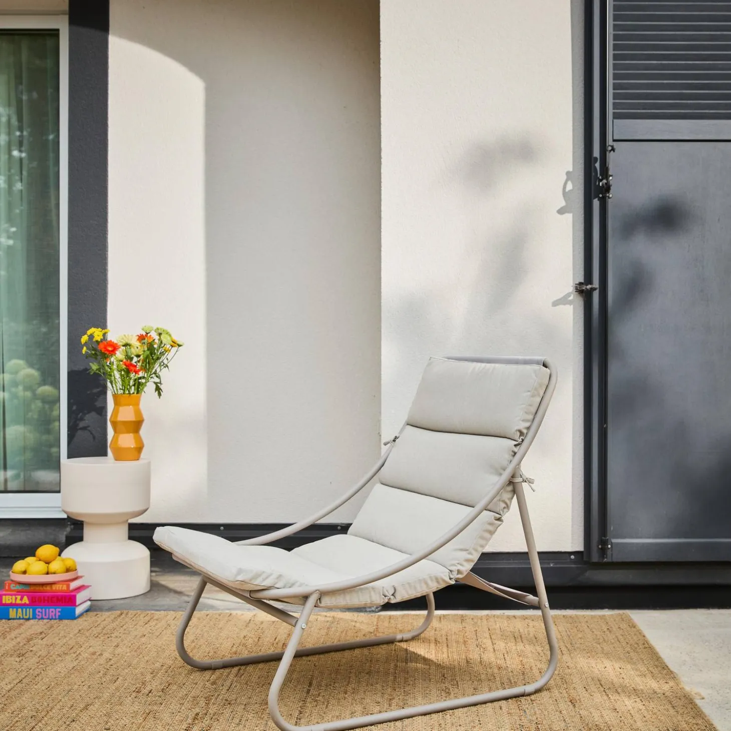 Relaxfauteuils van staal (set van 2)