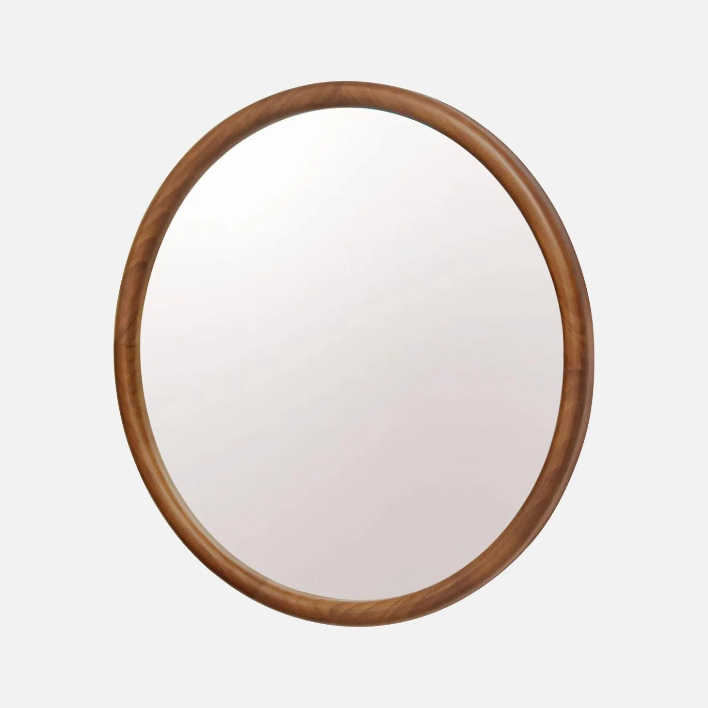 Ronde houten spiegel Ø60cm
