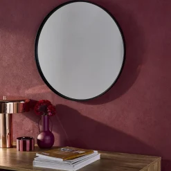 Ronde metalen spiegel Ø60cm