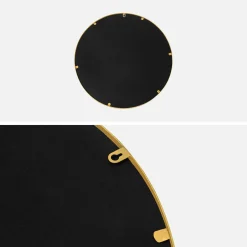 Ronde metalen spiegel Ø60cm