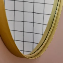 Ronde metalen spiegel Ø60cm