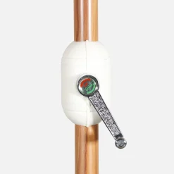 Ronde parasol 3m centrale mast met houteffect